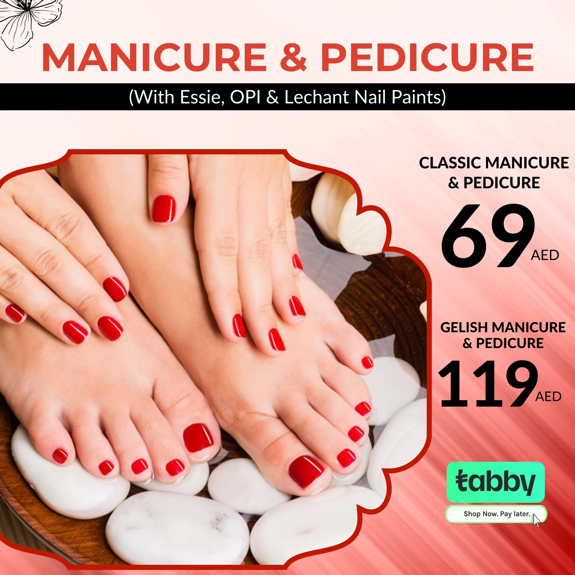 Manicure & Pedicure Nail Services in Dubai