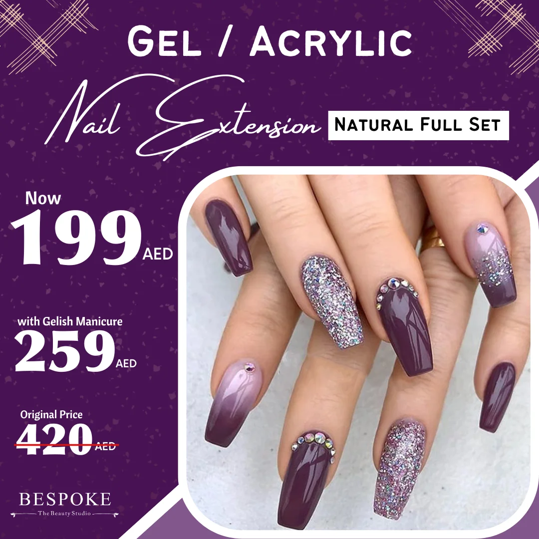 gel acrylic nail extension
